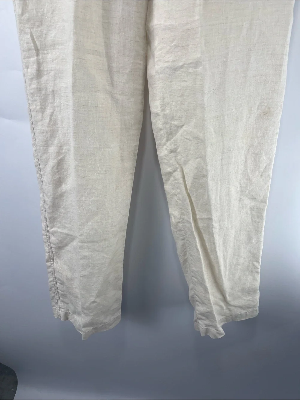 Tommy Bahama Relax Men’s Ivory Cream 100% Linen Drawstring Medium Pants